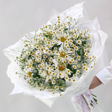 Ромашковый плен букет полевой