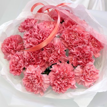 Букет розовых диантусов Румянец