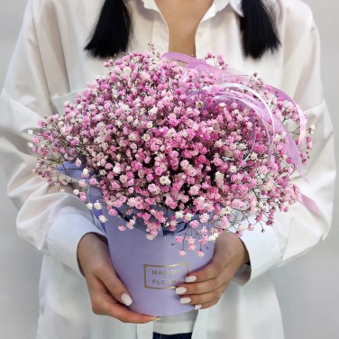 Нежность розовая гипсофила для девочки