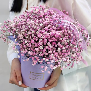 Нежность розовая гипсофила для девочки