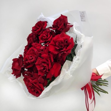 Благо букет красных французских роз