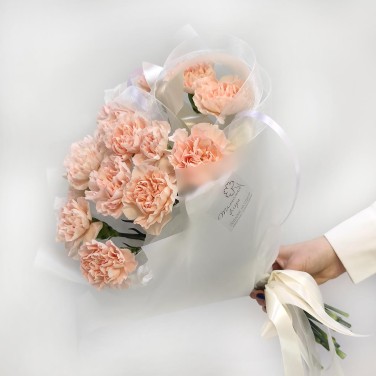 Кремовая гвоздика 15