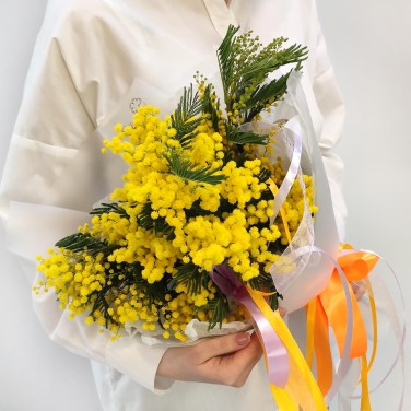 Золото небес букет мимозы S
