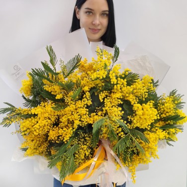 Золото небес букет мимозы XL