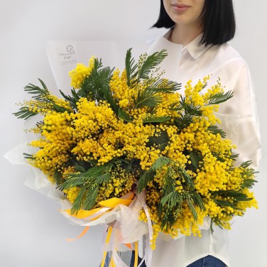 Золото небес букет мимозы XL