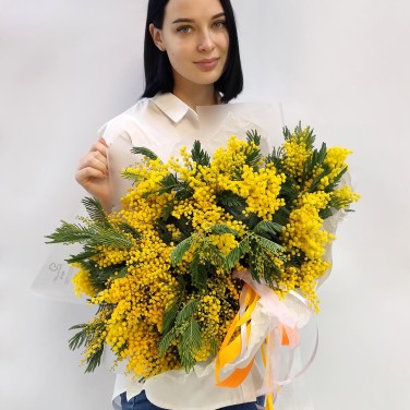 Золото небес букет мимозы XL