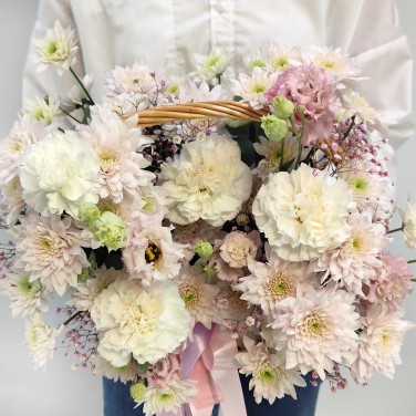 Ласковый дурман корзина с цветами