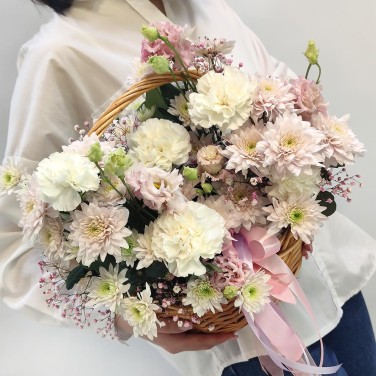 Ласковый дурман корзина с цветами