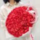 Розовый подарок букет из 151 розы