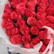 Розовый подарок букет из 51 розы