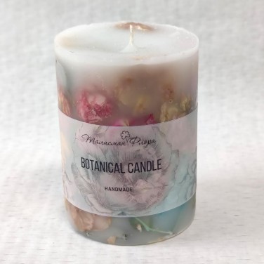 Набор подарочный с интерьерной свечой и ароматными саше