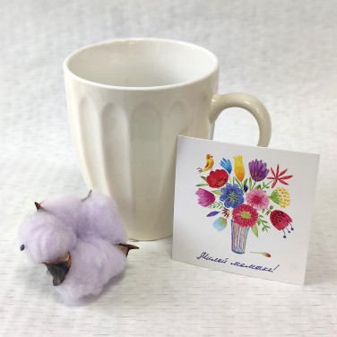 Набор подарочный с интерьерной свечой и ароматными саше