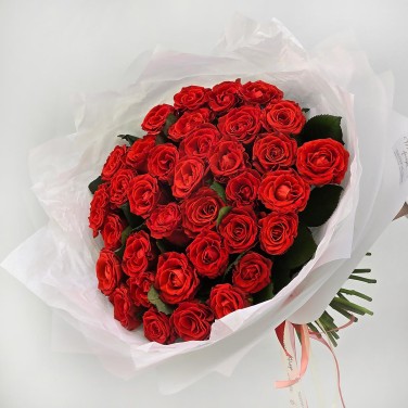 Алые вечера букет 51 розы