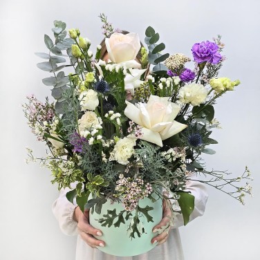 Шёпот сумеречного леса цветы в коробке