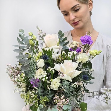 Шёпот сумеречного леса цветы в коробке