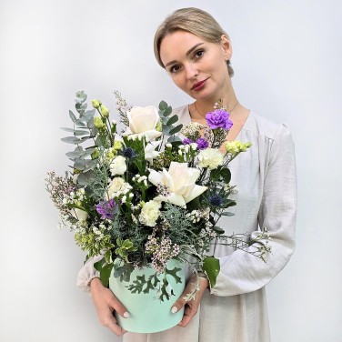 Шёпот сумеречного леса цветы в коробке