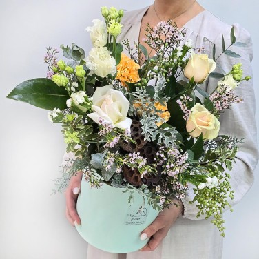 Мелодия леса коробка с цветами