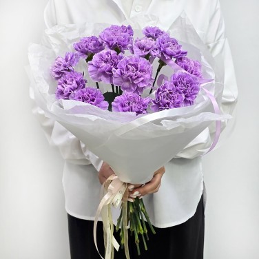 Лунный ветер букет из 15 лунных гвоздик