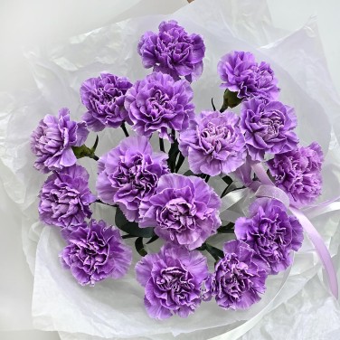 Лунный ветер букет из 15 лунных гвоздик
