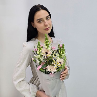 Теплый ветер букет летних цветов