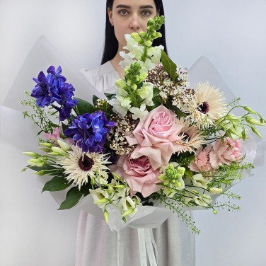 Нежная душа букет летних цветов