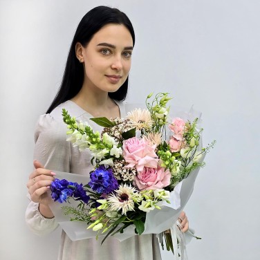 Нежная душа букет летних цветов