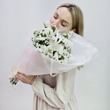 Белоснежные грезы букет статицы