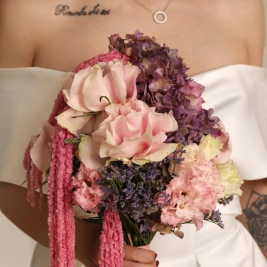 Оригинальный свадебный букет