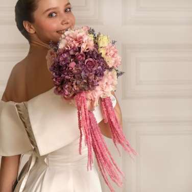 Оригинальный свадебный букет