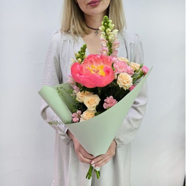 Авторский букет Нежное сердце