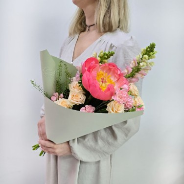 Авторский букет Нежное сердце