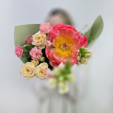 Авторский букет Нежное сердце