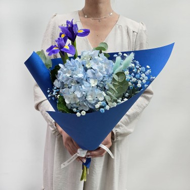 Букет комплимент Голубое облако