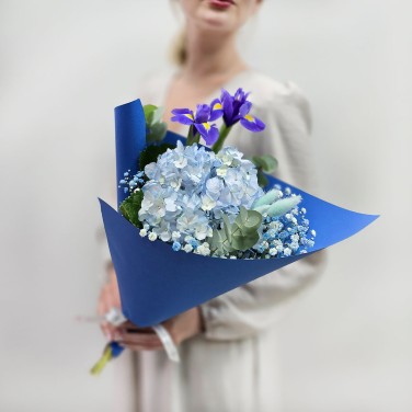 Букет комплимент Голубое облако