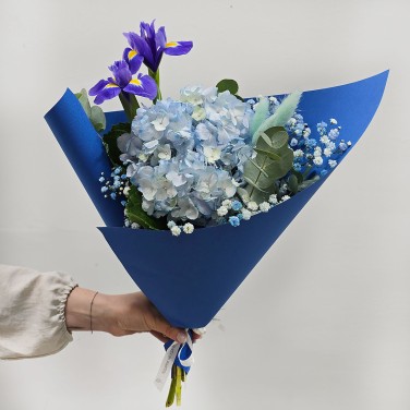 Букет комплимент Голубое облако