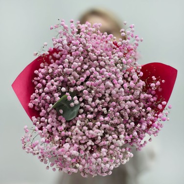 Букет гипсофил Розовая нежность