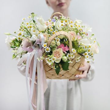 Летняя корзиночка Полевой подарок