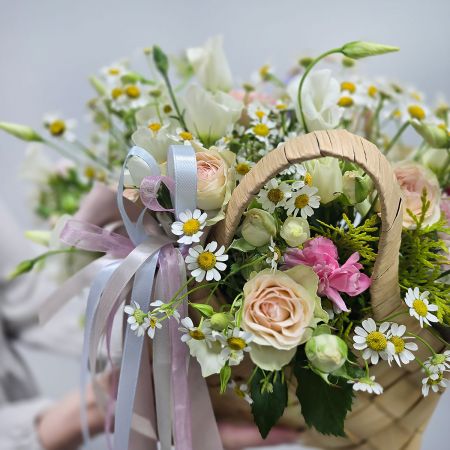 Летняя корзиночка Полевой подарок