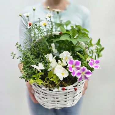 Корзина с травами Летнее очарование