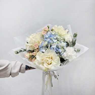 Авторский букет Голубое небо