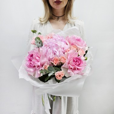 Авторский букет Розовая мелодия