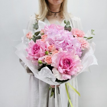Авторский букет Розовая мелодия
