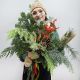 Предвкушение зимы букет из разной хвои