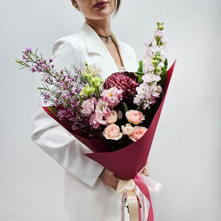 Стильная осень в бордовых тонах