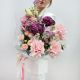 Глубокие чувства букет в пурпурных оттенках