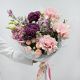 Глубокие чувства букет в пурпурных оттенках