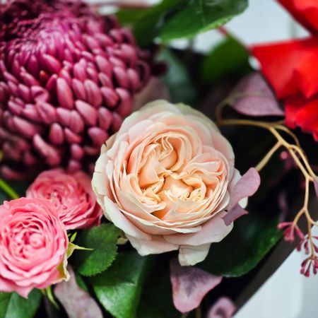 Букет яркий Пламя страсти