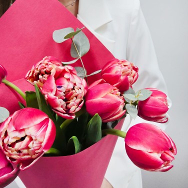 Тюльпанчики тебе монобукет