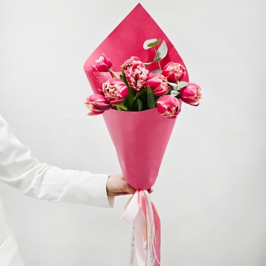 Тюльпанчики тебе монобукет