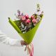 Букет комплимент с тюльпанами весенний